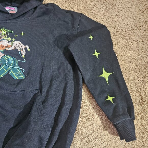 JoJos Bizarre Adventure Jolyne Cujoh Hoodie L Black Broken Bond Graphic - Picture 8 of 11